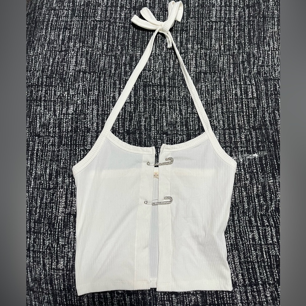 Halter top: cropped